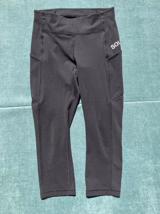 lululemon athletica Pants - lululemon Black Performance Soul Cropped Leggings